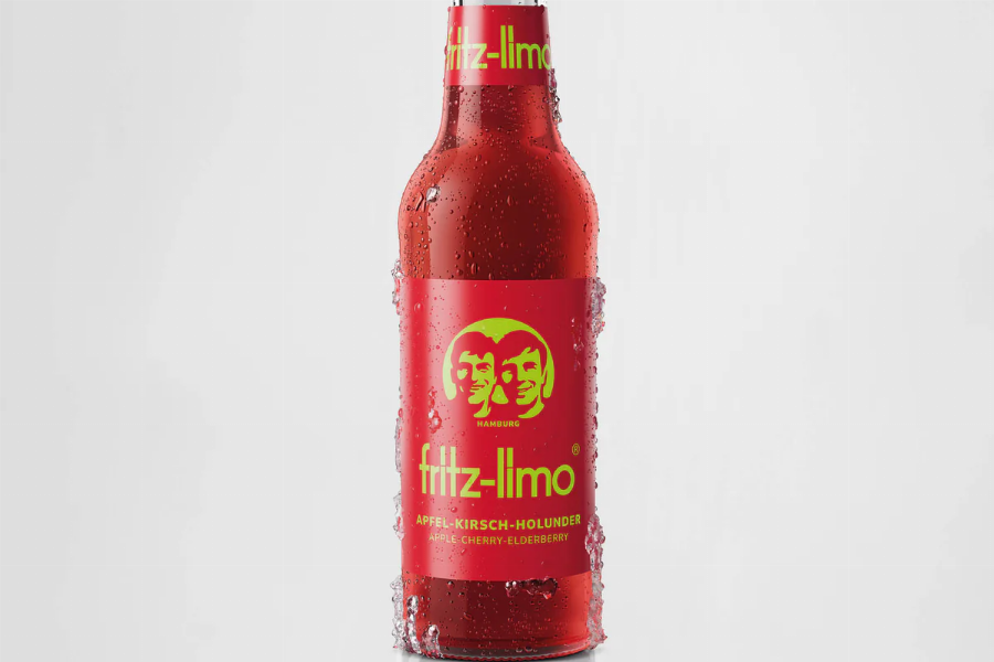 fritz-limo apfel-kirsch-holunder 0,33 l